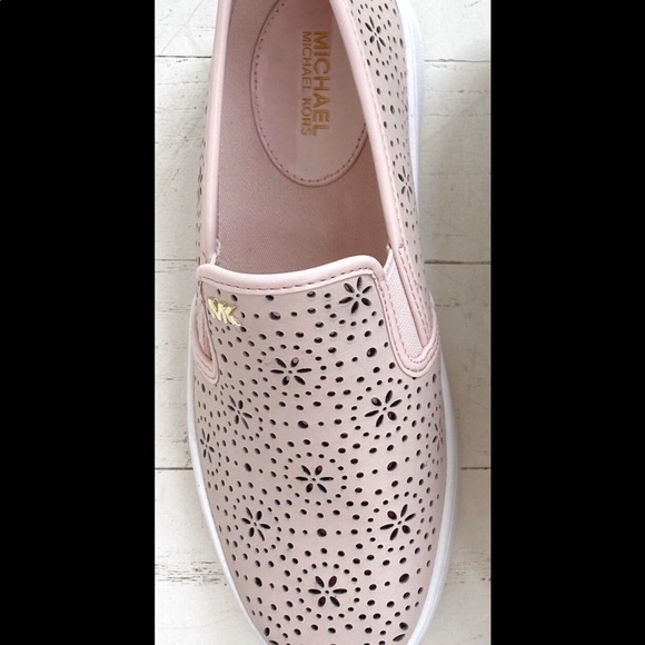 Michael Kors Shoes - Michael Kors Soft Pink Slip-Ons